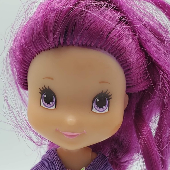 Strawberry Shortcake Plum Pudding 6" Doll One Shoe Missing - Picture 5 of 5